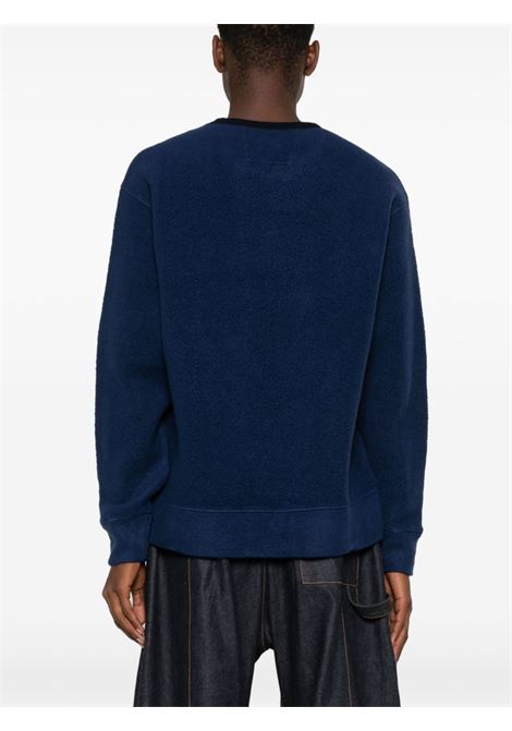 polar flecce sweatshirt man blue in wool C.P. COMPANY | 17CMSS291A-006619G887